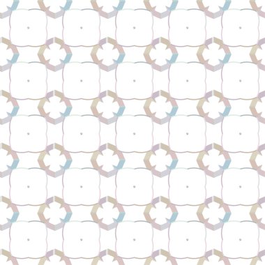Geometrik süslemeli vektör deseni. Kusursuz tasarım dokusu 