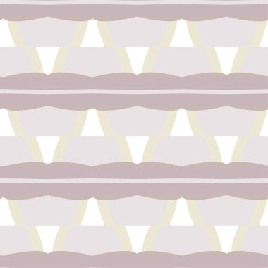 Geometrik yinelenen süs vektör deseni. Pastel tonları olan kusursuz tasarım dokusu
