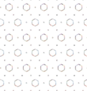 Geometrik yinelenen süs vektör deseni. Pastel tonları olan kusursuz tasarım dokusu
