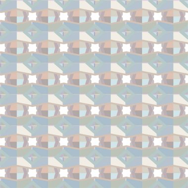 Geometrik süslemeli kusursuz desen. vektör illüstrasyonu