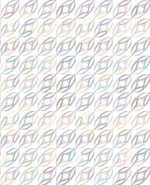 Geometrik süslemeli vektör deseni. Kusursuz tasarım dokusu.