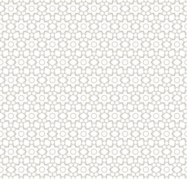 Geometrik süslemeli vektör deseni. Kusursuz tasarım dokusu.