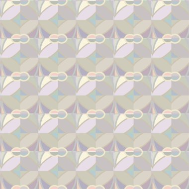 Geometrik süslemeli vektör deseni. Kusursuz tasarım dokusu 