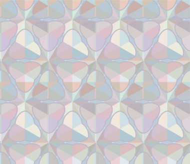 Geometrik süslemeli vektör deseni. Kusursuz tasarım dokusu 