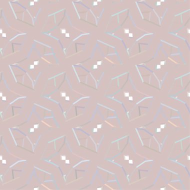 Geometrik süslemeli vektör deseni. Kusursuz tasarım dokusu