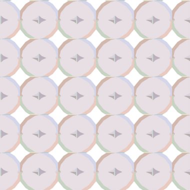 Geometrik süslemeli vektör deseni. Kusursuz tasarım dokusu