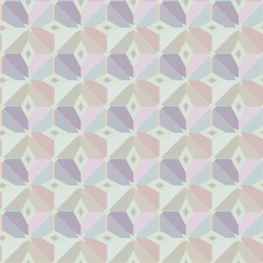 Geometrik süslemeli kusursuz desen. vektör illüstrasyonu