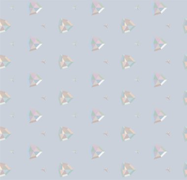 Geometrik süslemeli vektör deseni. Kusursuz tasarım dokusu 