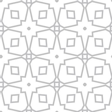 Geometrik süslemeli vektör deseni. Kusursuz tasarım dokusu 