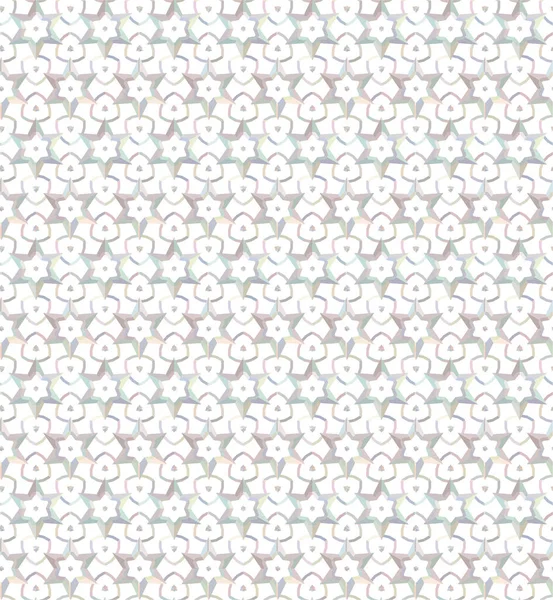 Nahtloses Muster Mit Geometrischem Ornament Vektorillustration — Stockvektor