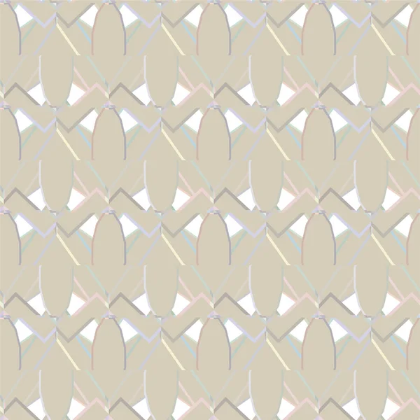 Geometrisches Ornamentales Vektormuster Nahtlose Design Textur — Stockvektor