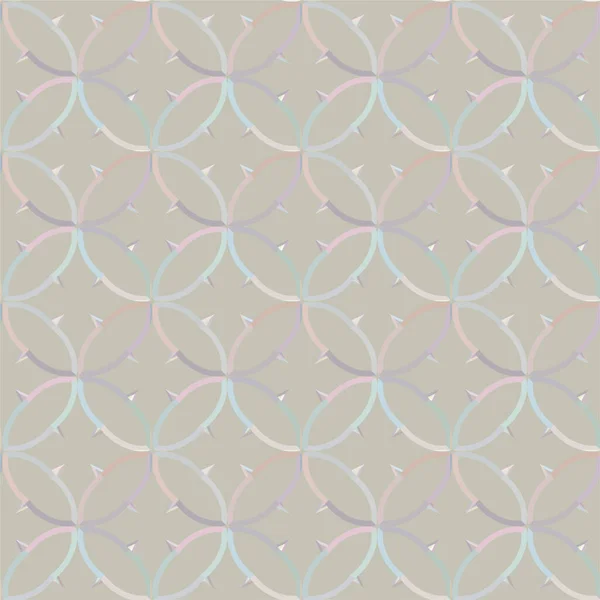 Motif Sans Couture Avec Ornement Géométrique Illustration Vectorielle — Image vectorielle