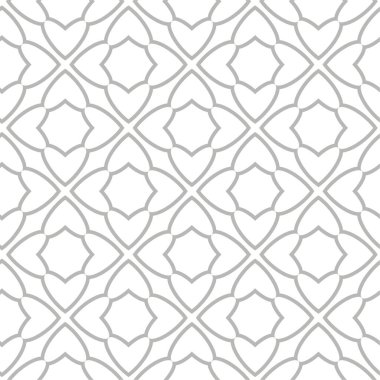 Geometrik süslemeli vektör deseni. Kusursuz tasarım dokusu