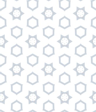 Geometrik süslemeli vektör deseni. Kusursuz tasarım dokusu