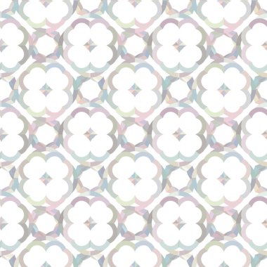 Geometrik süslemeli vektör deseni. Kusursuz tasarım dokusu 