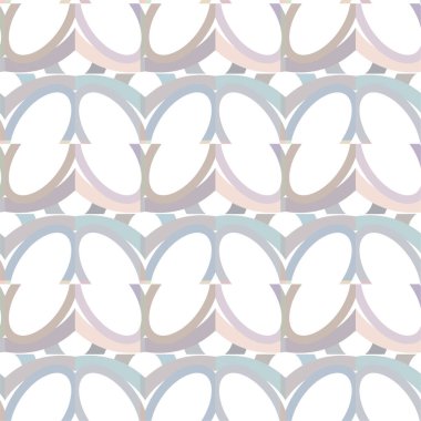 Geometrik süslemeli kusursuz desen. vektör illüstrasyonu