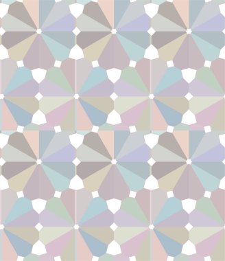 Geometrik süslemeli vektör deseni. Kusursuz tasarım dokusu