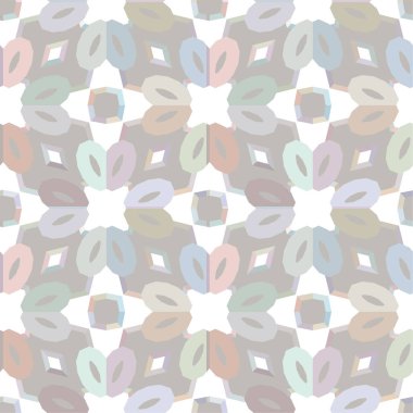 Geometrik süslemeli vektör deseni. Kusursuz tasarım dokusu.