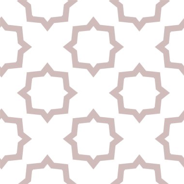 Geometrik süslemeli vektör deseni. Kusursuz tasarım dokusu