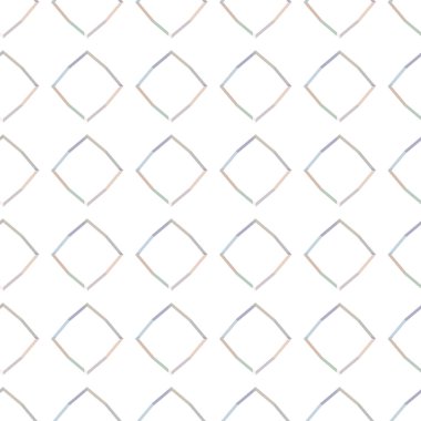 Geometrik yinelenen süs vektör deseni. Pastel tonları olan kusursuz tasarım dokusu