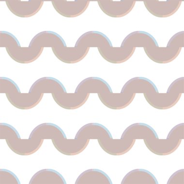 Geometrik süslemeli kusursuz desen. vektör illüstrasyonu