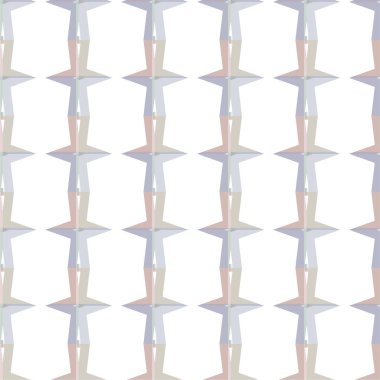 Geometrik yinelenen süs vektör deseni. Pastel tonları olan kusursuz tasarım dokusu