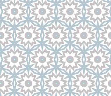 Geometrik yinelenen süs vektör deseni. Pastel tonları olan kusursuz tasarım dokusu