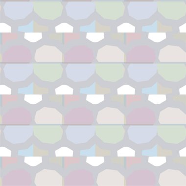 Geometrik süslemeli vektör deseni. Kusursuz tasarım dokusu.