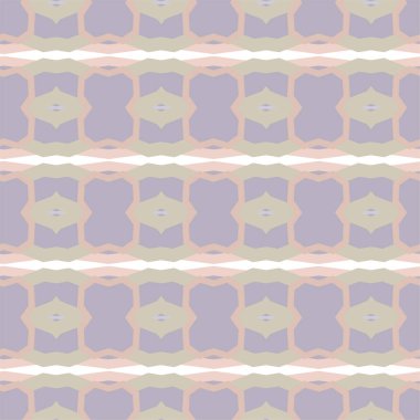 Geometrik süslemeli vektör deseni. Kusursuz tasarım dokusu 