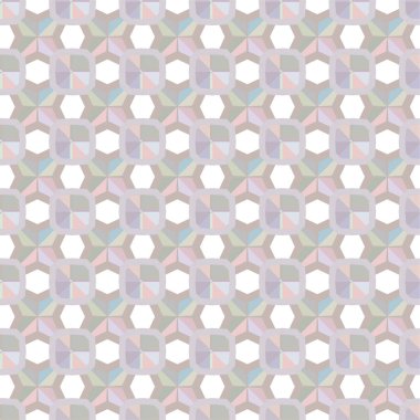 Geometrik süslemeli vektör deseni. Kusursuz tasarım dokusu.