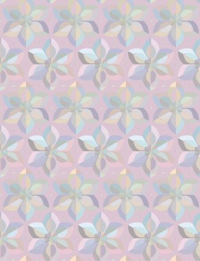 Geometrik süslemeli vektör deseni. Kusursuz tasarım dokusu