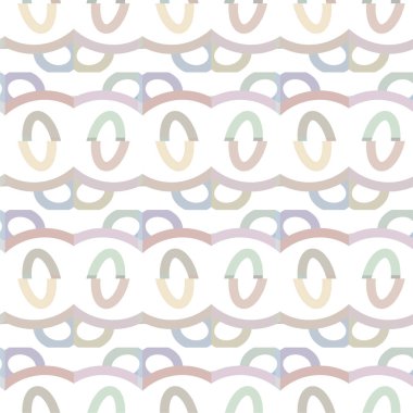 Soyut geometrik şekilli kusursuz desen