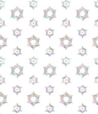 Geometrik süslemeli vektör deseni. Kusursuz tasarım dokusu 