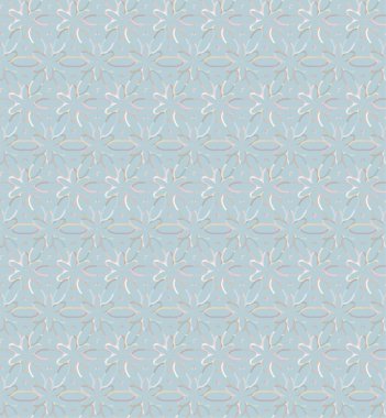 Geometrik süslemeli vektör deseni. Kusursuz tasarım dokusu