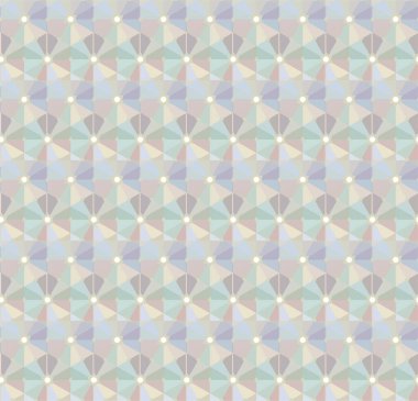 Geometrik süslemeli vektör deseni. Kusursuz tasarım dokusu