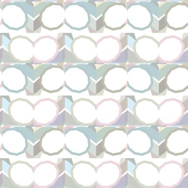 Soyut geometrik şekilli kusursuz desen