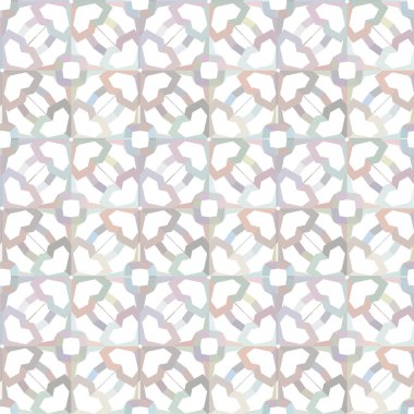 Geometrik süslemeli kusursuz desen. vektör illüstrasyonu