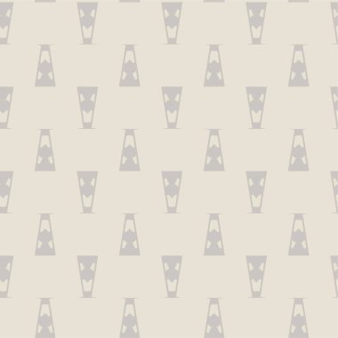 Geometrik yinelenen süs vektör deseni. Pastel tonları olan kusursuz tasarım dokusu