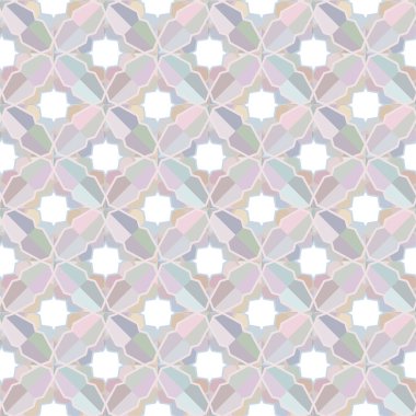 Geometrik süslemeli vektör deseni. Kusursuz tasarım dokusu.