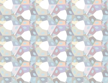 Geometrik süslemeli vektör deseni. Kusursuz tasarım dokusu