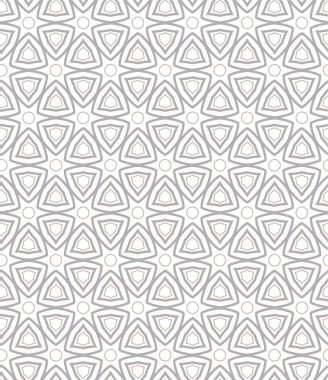 Geometrik süslemeli vektör deseni. Kusursuz tasarım dokusu.