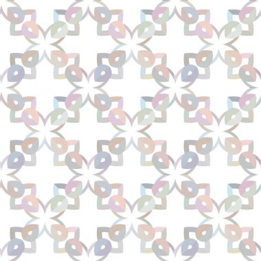 Geometrik süslemeli vektör deseni. Kusursuz tasarım dokusu 