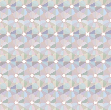 Geometrik süslemeli kusursuz desen. vektör illüstrasyonu