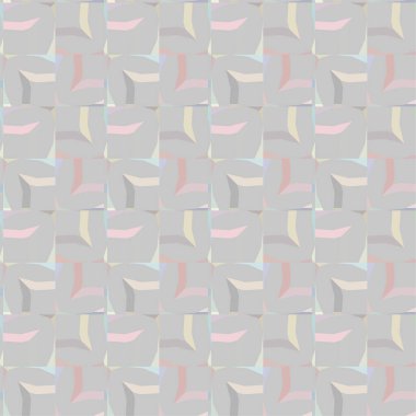 Soyut geometrik şekilli kusursuz desen