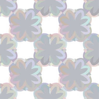 Geometrik süslemeli vektör deseni. Kusursuz tasarım dokusu