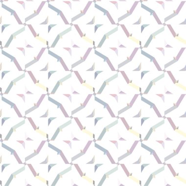 Geometrik süslemeli vektör deseni. Kusursuz tasarım dokusu