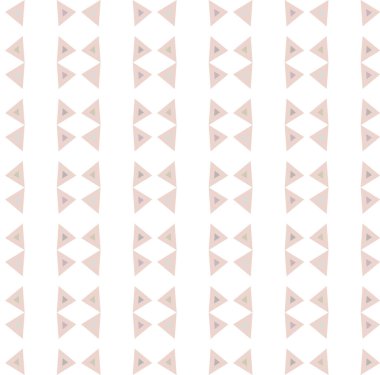 Geometrik yinelenen süs vektör deseni. Pastel tonları olan kusursuz tasarım dokusu
