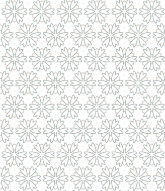 Geometrik süslemeli vektör deseni. Kusursuz tasarım dokusu 