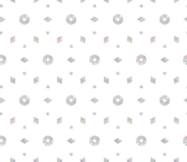 Geometrik süslemeli vektör deseni. Kusursuz tasarım dokusu.