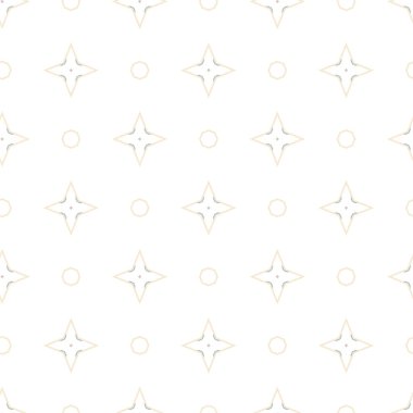 Geometrik süslemeli kusursuz desen. vektör illüstrasyonu